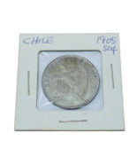 Chile 1905 Silver 50 Centavos Coin - $27.46 CAD