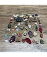 TUMBLED CRYSTAL CHIPS Assorted Gemstones Agate Amethyst Carnelian Jasper LG - €10,97 EUR