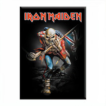 Iron Maiden British Flag Magnet Black - £7.95 GBP