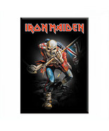 Iron Maiden British Flag Magnet Black - £7.80 GBP