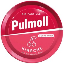 Kalfany Pulmoll CHERRY flavor throat lozenges -50g- SUGAR FREE- FREE SHI... - $9.02