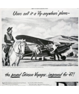 1947 Stinson Voyager Plane Advertisement Aviation Airplanes Travel DWJJ22 - $42.18 CAD