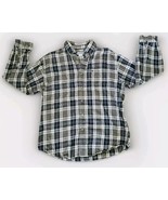 CARHARTT Mens Flannel Plaid Button Long Sleeve Shirt Size Large - €16,29 EUR