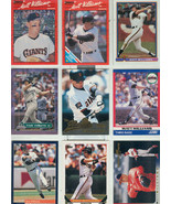MATT WILLIAMS  SAN FRANCISCO GIANTS NINE BASEBALL CARDS ! - $29.97 MXN