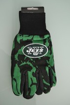NFL New York Jets Camo Sport Utility Gloves NWT - £8.53 GBP