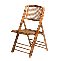 Commercial Seating Products Bamboo Folding Chairs, Wood Set of 4 - $319.76