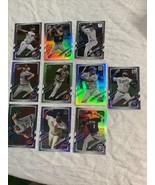 lot of 10 2021 topps series 1 &amp; 2  rainbow foil baseball cards - $9.64 CAD