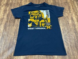 West Virginia Mountaineers Men’s Blue T-Shirt - The Victory - Small - £2.75 GBP