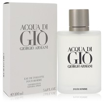 Acqua Di Gio by Giorgio Armani Eau De Toilette Spray 3.3 oz for Men - £55.63 GBP