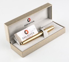 Sheaffer 22k Gold Plated Prelude Signature Fountain Pen w/ Original Box &amp; Papers - £175.22 GBP
