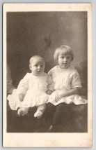 RPPC Salem IA Iowa Cute Thompson Family Children c1920 Real Photo Postcard U30 - £16.11 GBP