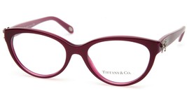 New Tiffany &amp; Co. Tf 2099 8173 Pearl Plum Eyeglasses 51-17-140 B40 Italy - £168.41 GBP