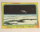 Vintage Star Wars Empire Strikes Back Trade Card #289 Flight Of The X-Wing - $2.47