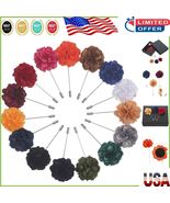Stylish Handmade Lapel Pins Gift Set - 15 Colors for Weddings &amp; Formal E... - $526.10 MXN