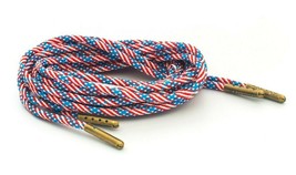 Boot Laces *Guaranteed for Life* 550 Paracord Steel Tip American Flag - $9.89+