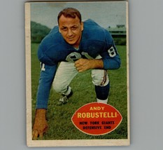 1960 Topps Andy Robustelli #81. New York Giants - £2.45 GBP