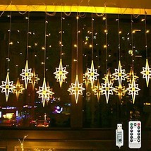 Curtain Lights String Fairy Lights, Window Wall Bedroom Lights Christmas Lights - £15.16 GBP