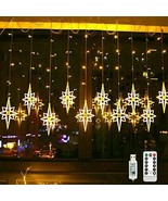 Curtain Lights String Fairy Lights, Window Wall Bedroom Lights Christmas... - £15.23 GBP