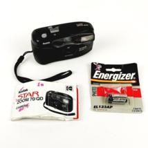 Kodak Star Zoom 70 AF Point & Shoot Film Camera w/ Manual and Batteries - TESTED - $24.21