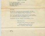 1948 Austin of England Motor Company Letter to US Naval Academy Midshipman - $17.82