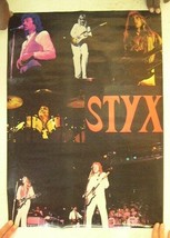 Styx Poster Band Shot Collage late 70s-early 80s Dennis Deyoung Tommy Shaw - £70.47 GBP