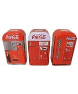 Coca-Cola Vending Machine Tin Banks (Set of 3) - £20.16 GBP