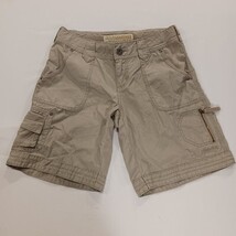 Cabelas Casuals Women's Brown Cargo Utility Cotton Shorts Hiking Size 4 (30×9.5) image 12