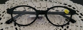 Cheetah Brand Eyewear ~ +2.50 Reading Glasses ~ Black Color Plastic Frame E-6 - £11.94 GBP