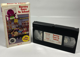 BARNEY GOES TO SCHOOL ● &amp; The Backyard Gang ● Letters Colors Shapes Numb... - £4.65 GBP