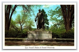Ezra Cornell Statue Cornell University Ithaca NY UNP Chrome  Postcard M19 - £2.29 GBP