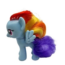 Rainbow Dash My Little Pony MLP G4 3&quot; Mini Pony Hasbro Brushable Hair - £6.02 GBP