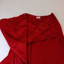 TALBOTS Women's Red Pure Wool Wrap Style Pencil Skirt Size 10 Made In USA image 15