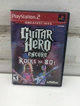Guitar Hero Encore: Rocks the &#39;80s Bundle (Sony PlayStation 2, 2007) - £10.06 GBP
