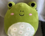 Squishmallows 8&quot; Wendy The Frog Easter Spring Floral Plush Stuffed Kellytoy - $15.35