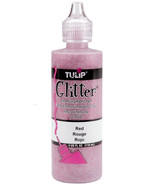 Tulip Dimensional Fabric Paint 4oz Glitter  Red - €11,12 EUR
