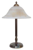 Unique Specimen Lampenmanufaktur Country House Art Nouveau Table Frosted... - $224.49
