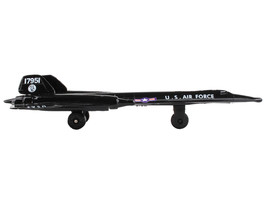 Lockheed SR-71 Blackbird Aircraft Black United States Air Force w Runway Section - £14.42 GBP