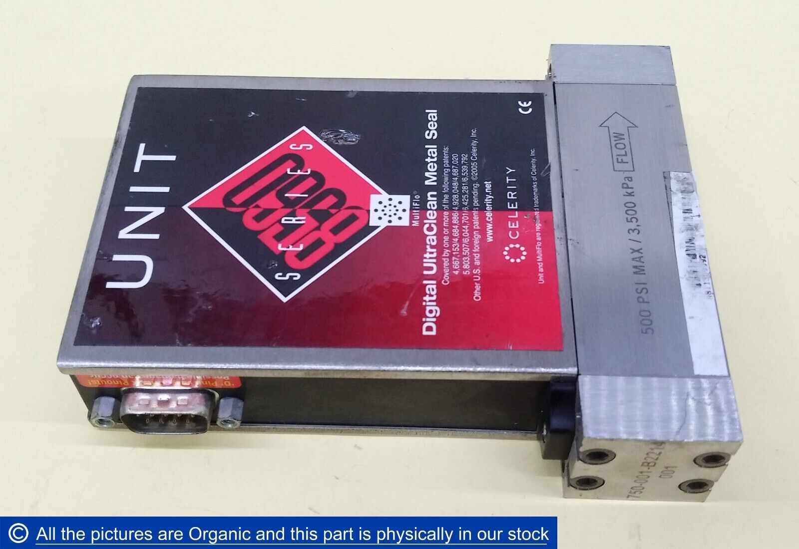 Celerity UFC-8561 788-020004-10A Mass Flow Controller Ar 1000 sccm FW 1.... - $499.00