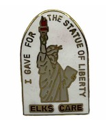 New York Statue Of Liberty Elks BPOE Benevolent Protective Order Enamel ... - £7.80 GBP