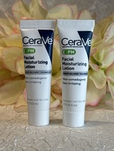 2 X CeraVe PM Facial Moisturizing Lotion MVE Tech .17 fl oz 5 ml NWOB Free Ship - $8.86