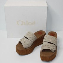 Chloé Women&#39;s Woody Espadrille Platform Wedge Sandals Shoes size EU 40 o... - £279.76 GBP