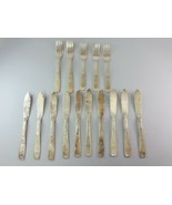 Lot of Antique Silver Plated Fish Knifes &amp; Forks by Christofle E157 - $247.50