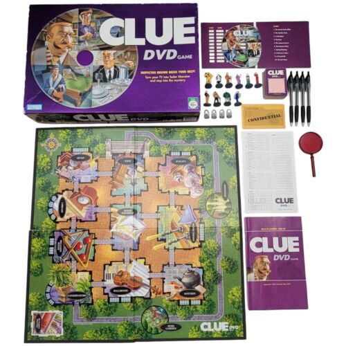 Clue DVD Game COMPLETE - Hasbro 2006 - £13.05 GBP