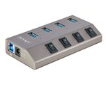 StarTech.com 4-Port Self-Powered USB-C Hub with Individual On/Off Switch... - £68.97 GBP
