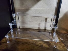 Acrylic Risers Display Stands, 3 Tier Perfume Organizer Display 11.6&quot; L ... - $14.85
