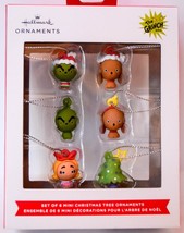 Hallmark  The Grinch - 6 Mini Christmas Tree Ornaments - $14.84