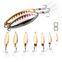 1Pcs 3g-20g  Spinner Spoon Lure Trout Fishing Lure Hard Bait Sequins Noise Paill - £40.48 GBP