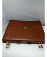 Vintage Stebco Business Briefcase Brown Leather Made In Spain Missing Ha... - $495.58 MXN