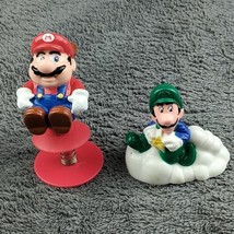 Vintage 1989 Lot of 2 Nintendo Super Mario McDonald’s Happy Meal Toys Lu... - £9.74 GBP