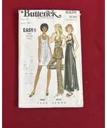 Vtg Butterick Pattern 6438 70s Sz 12 Jr/Miss Uncut FF - $10.82 CAD